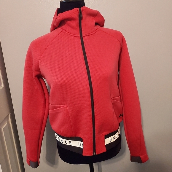 Women's Under Armour Unstoppable Move Full Zip Jacket Size Medium - Picture 2 of 9